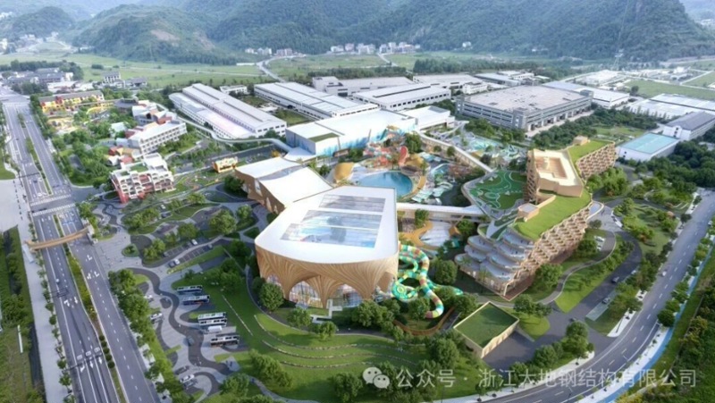 Осушувач теплового насоса Blueway «Три в одному» — практичний приклад: аквапарк Tonglu Kaiyuan Senbo